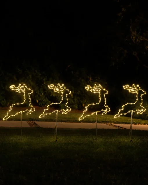 Outdoor North Pole Express Pathway Light Sets