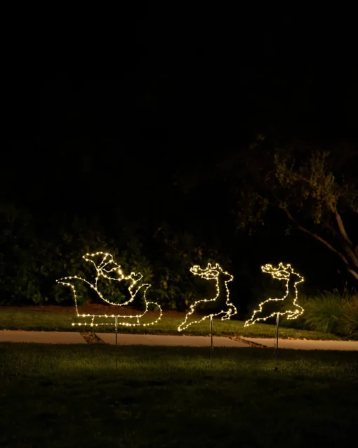 Outdoor North Pole Express Pathway Light Sets